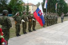 Vojaci si uctili 68. vroie Slovenskho nrodnho povstania