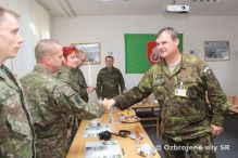 Funkcionári SLSP návštívili 14. brigádu logistickej podpory Armády Českej republiky